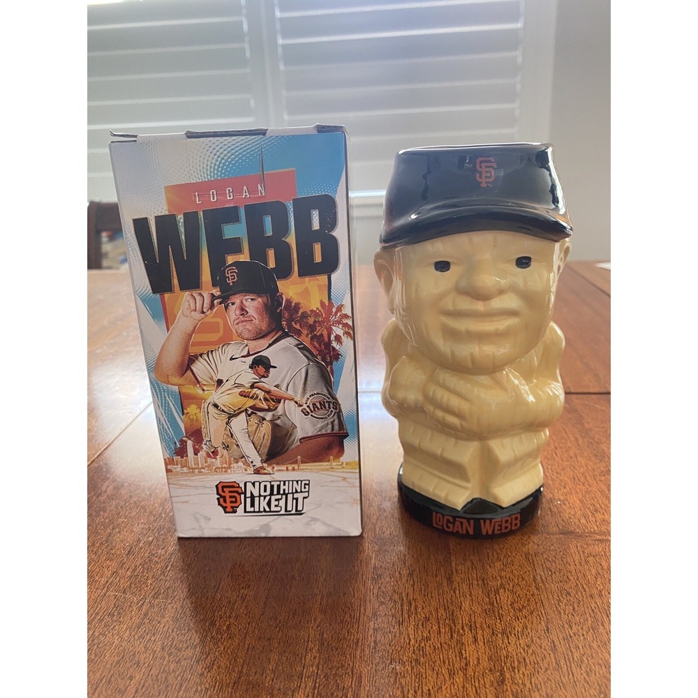 NEW Logan Webb Tiki Mug San Francisco Giants MLB Baseball Collectibles 2024